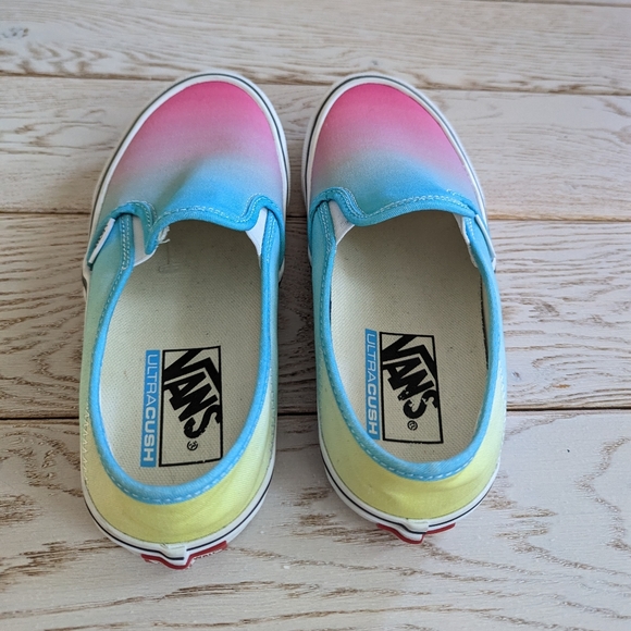 VANS Ombre Multicolored Ultracush Unisex Slip SF On Shoes/Sneakers  Sz M4.5/W6.0 - Picture 3 of 7